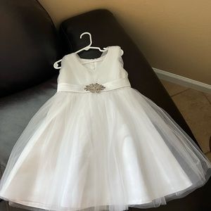 Beautiful white dress for girls